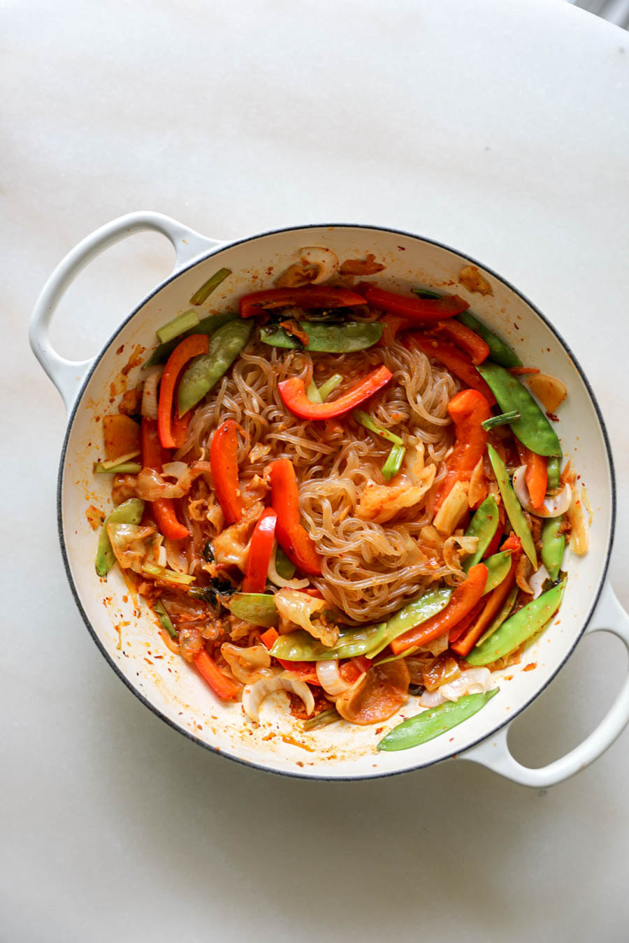 Kimchi Noodles - foodsofjane